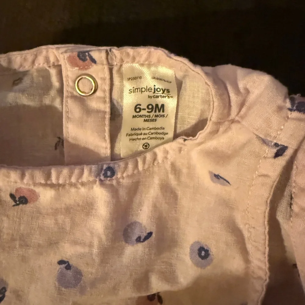 Simple Purple Patterned Set - Picture 2 of 2